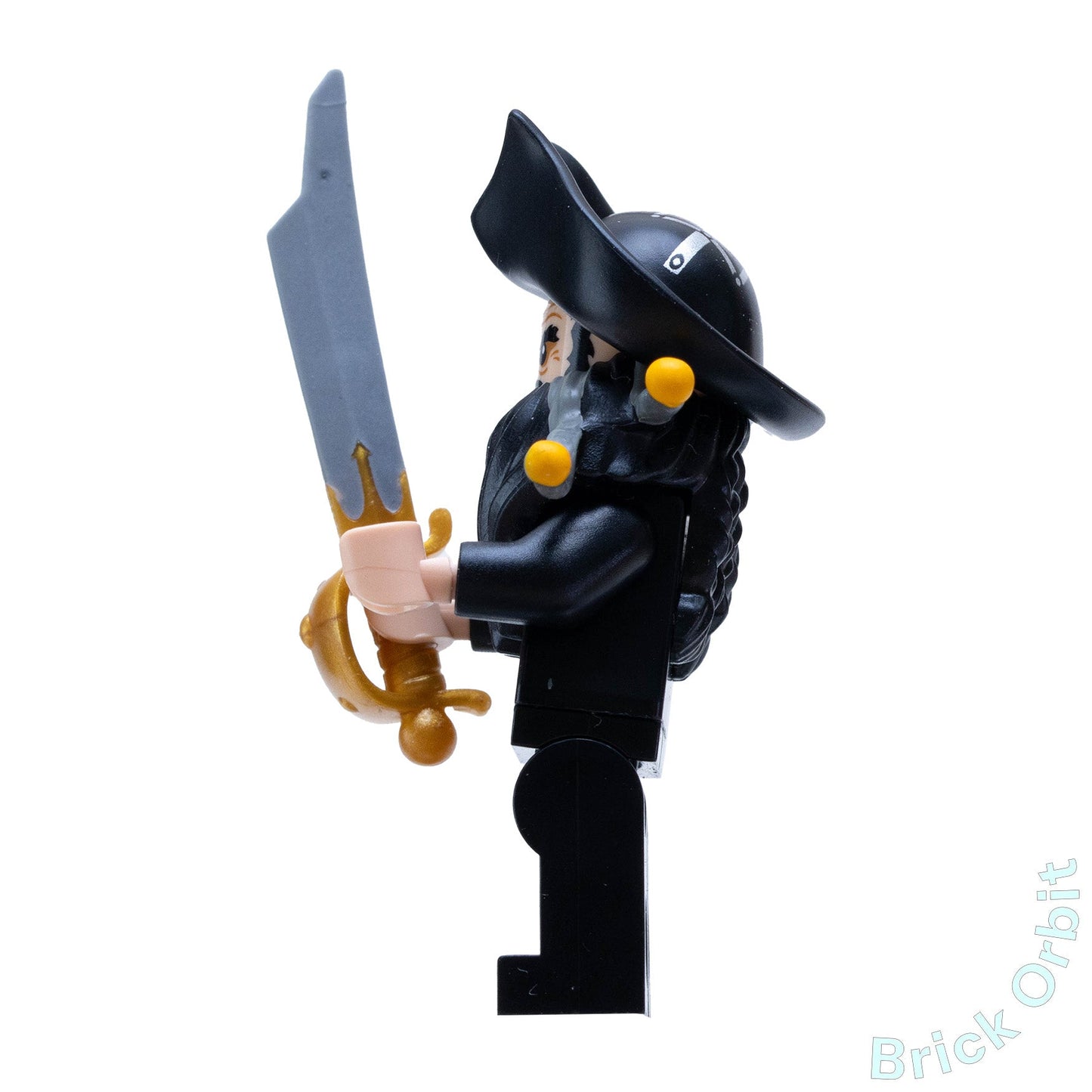 Genuine BLACKBEARD (poc007) - Pirates Of The Caribbean - Used LEGO® Minifigure - Product Image from Brick Orbit