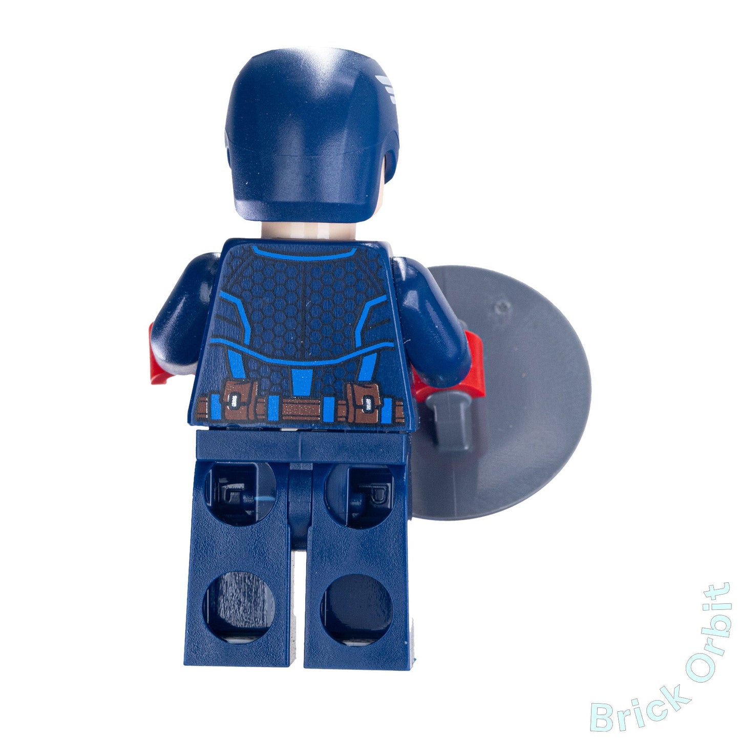 Genuine CAPTAIN AMERICA (sh686) - Marvel Super Heroes - Used LEGO® Minifigure from set 76168 - 1 - Product Image from Brick Orbit