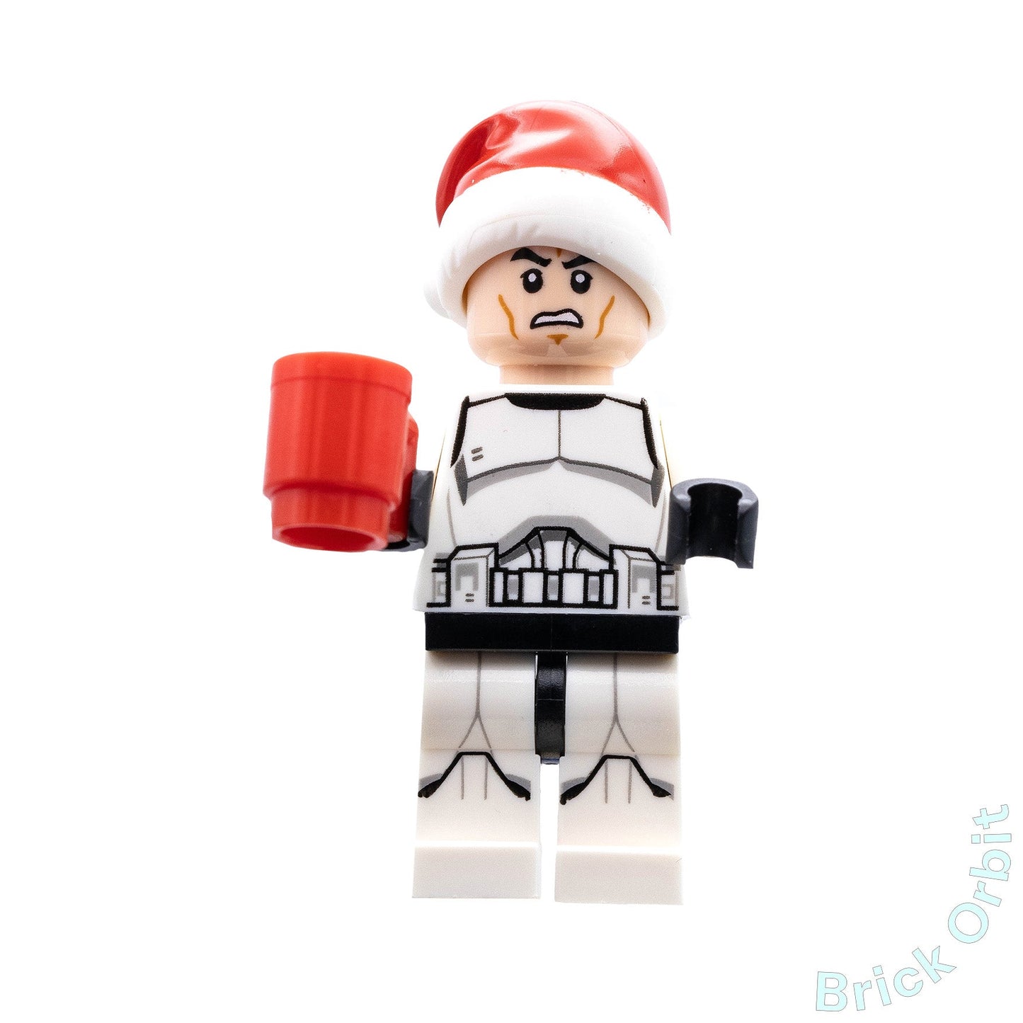 Genuine CHRISTMAS CLONE TROOPER (sw0596) - Star Wars - Used LEGO® Minifigure from set 75056-1 - Product Image from Brick Orbit