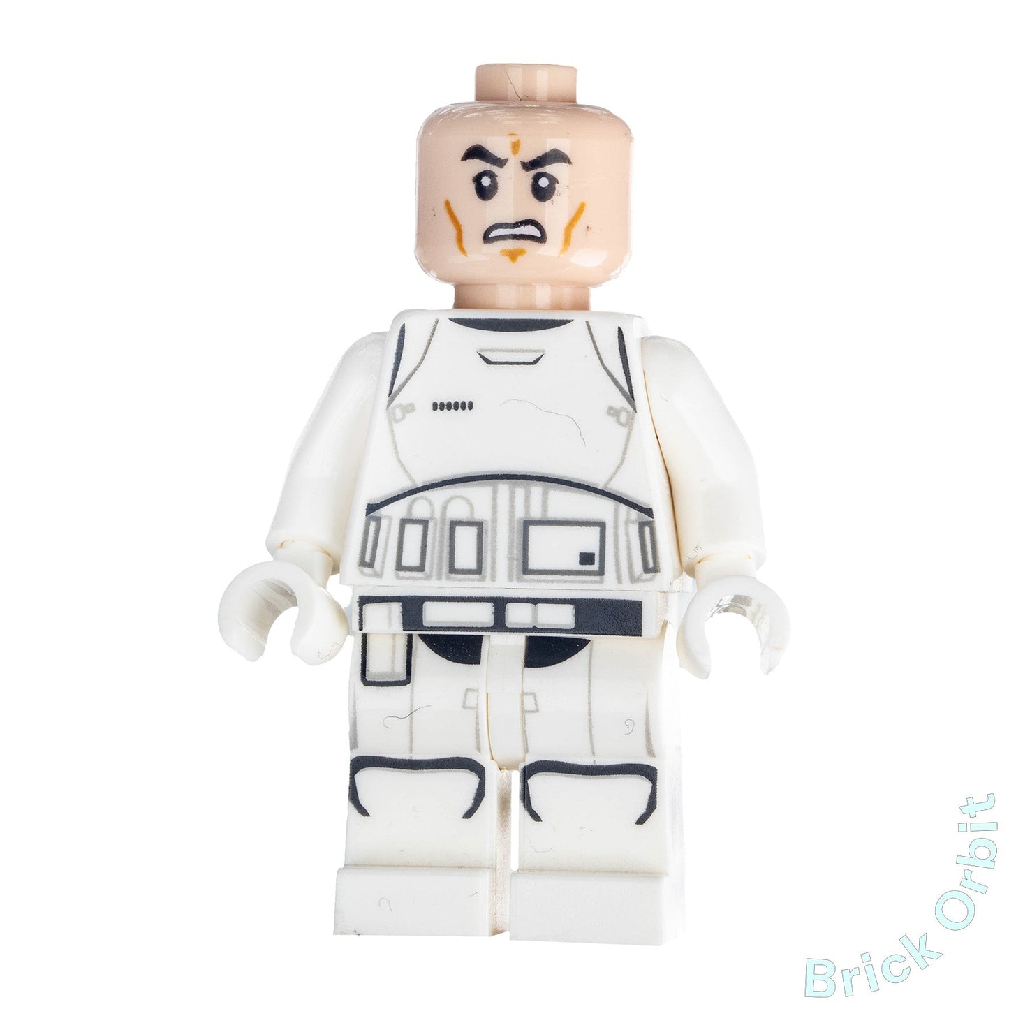 Genuine FIRST ORDER STORMTROOPER (ROUNDED MOUTH PATTERN) (sw0667) - Star Wars - Used LEGO® Minifigure - Product Image from Brick Orbit