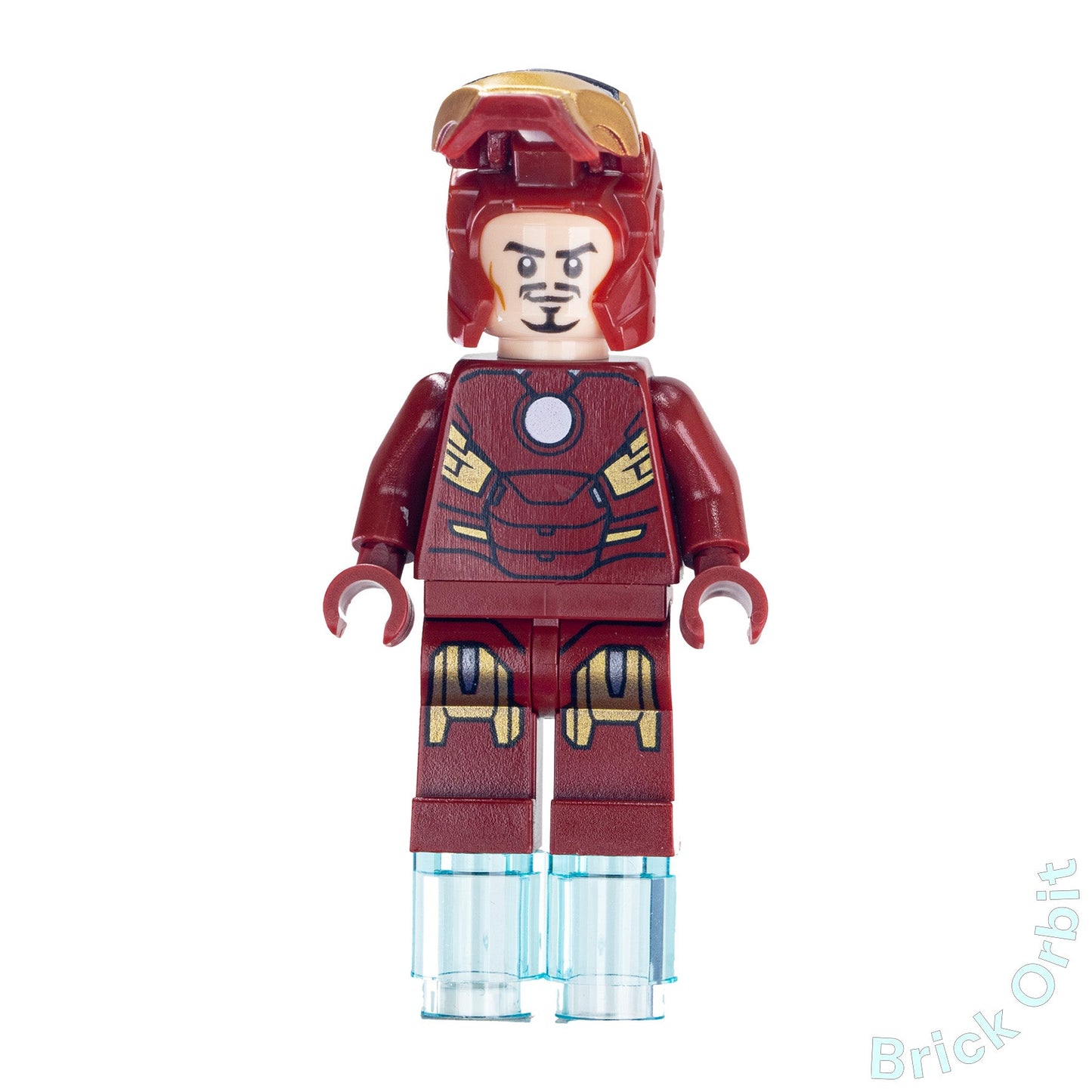 Genuine IRON MAN MARK 7 ARMOR (sh036) - Marvel Super Heroes - Used LEGO® Minifigure from set 6869 - 1 - Product Image from Brick Orbit