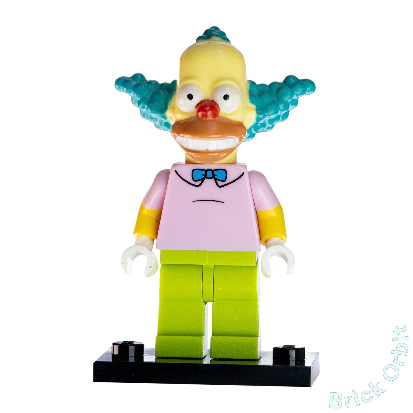 Genuine KRUSTY THE CLOWN, THE SIMPSONS, SERIES 1 (sim014) - Collectible Minifigures/Dimensions - Used LEGO® Minifigure - Product Image from Brick Orbit