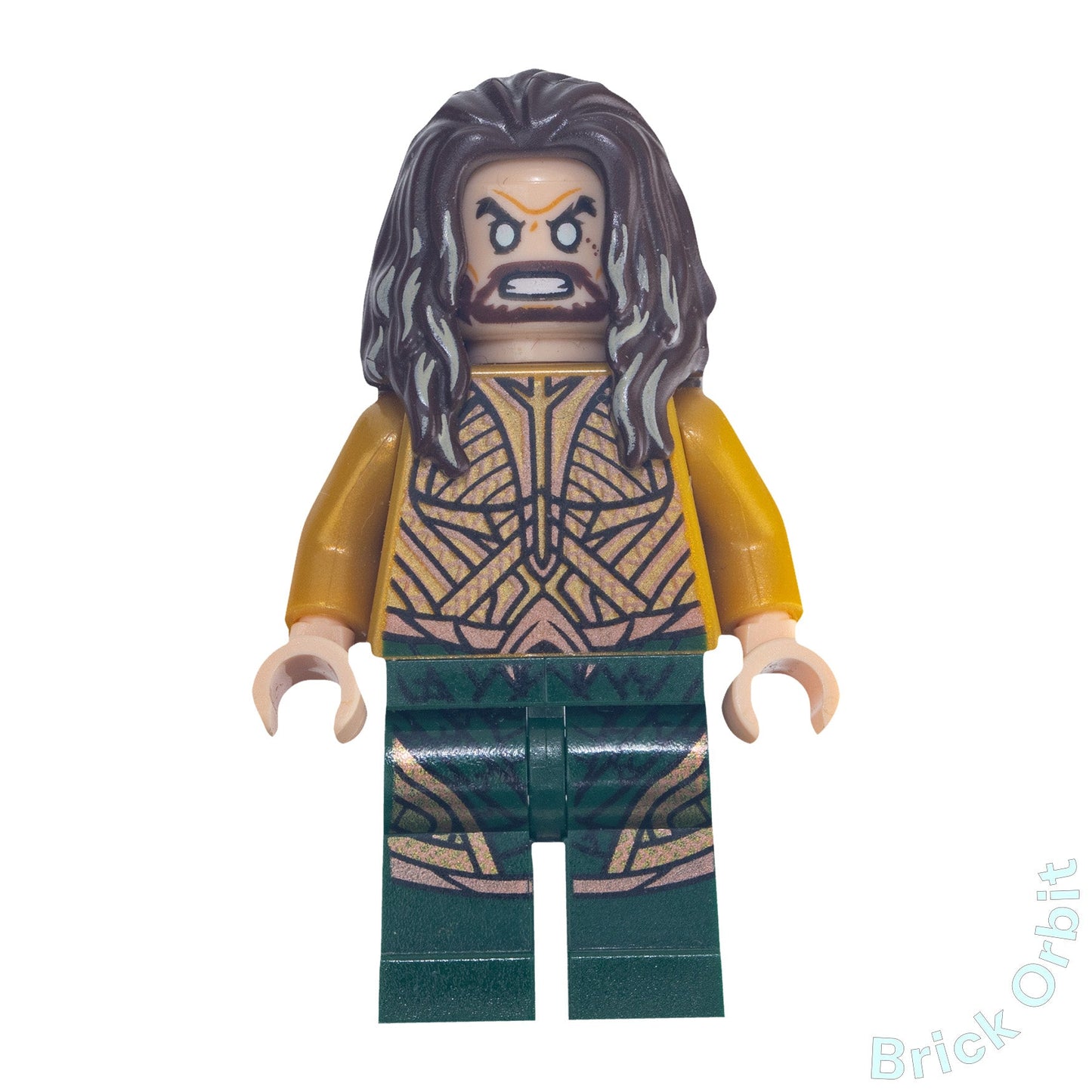 Genuine LEGO® AQUAMAN (sh429) Minifigure - Dc Comics Super Heroes - Used - From 76085 - Product Image from Brick Orbit