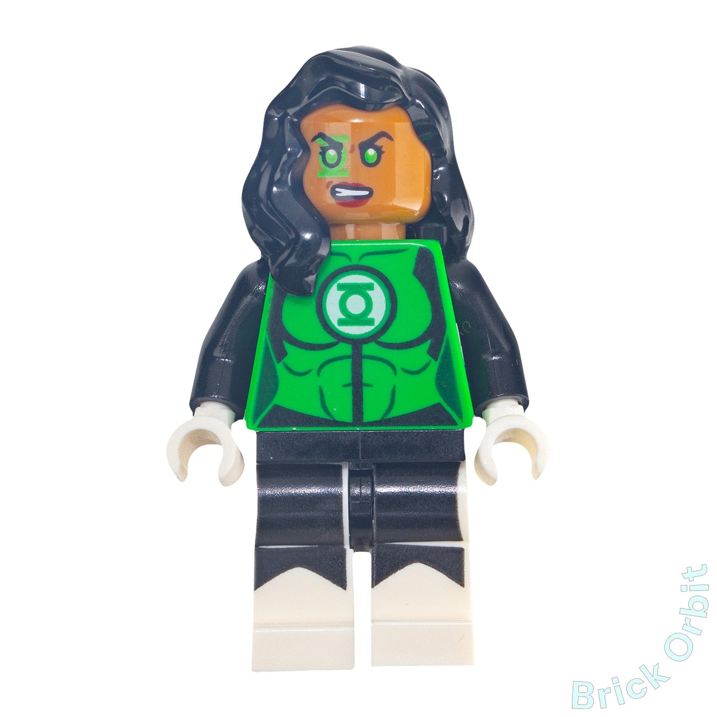 Genuine LEGO® GREEN LANTERN JESSICA CRUZ (sh527) Minifigure - Dc Comics Super Heroes - Used - From 30617 - Product Image from Brick Orbit
