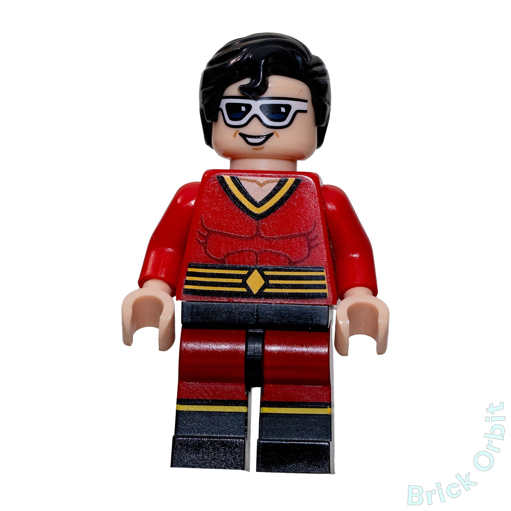 PLASTIC MAN sh142 Dc Comics Super Heroes Used LEGO Minifigure f Brick Orbit