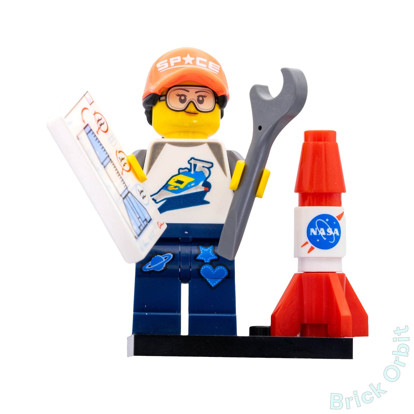 Genuine SPACE FAN (col363) - Collectible Minifigures - Used LEGO® Minifigure - Product Image from Brick Orbit