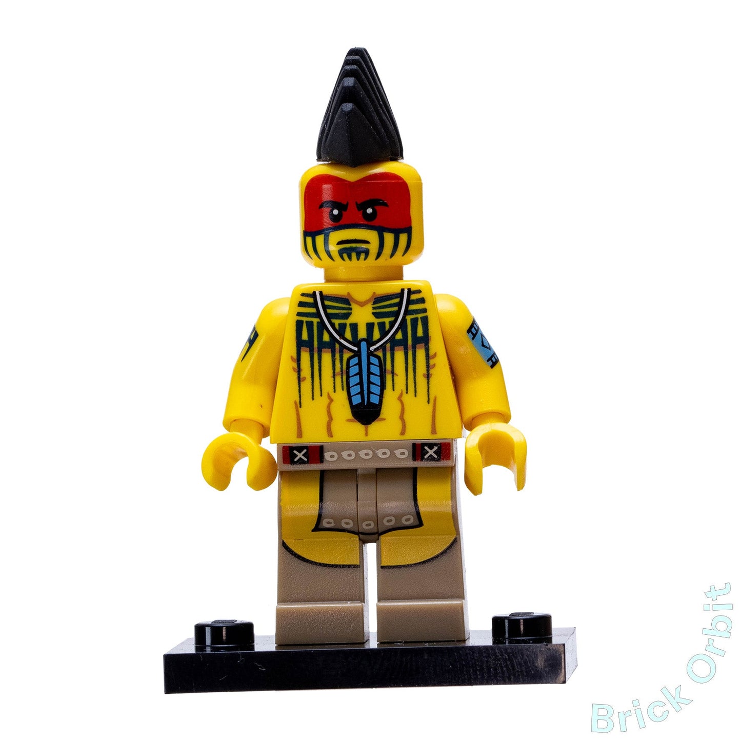 Genuine TOMAHAWK WARRIOR, SERIES 10 (col149) - Collectible Minifigures - Used LEGO® Minifigure - Product Image from Brick Orbit