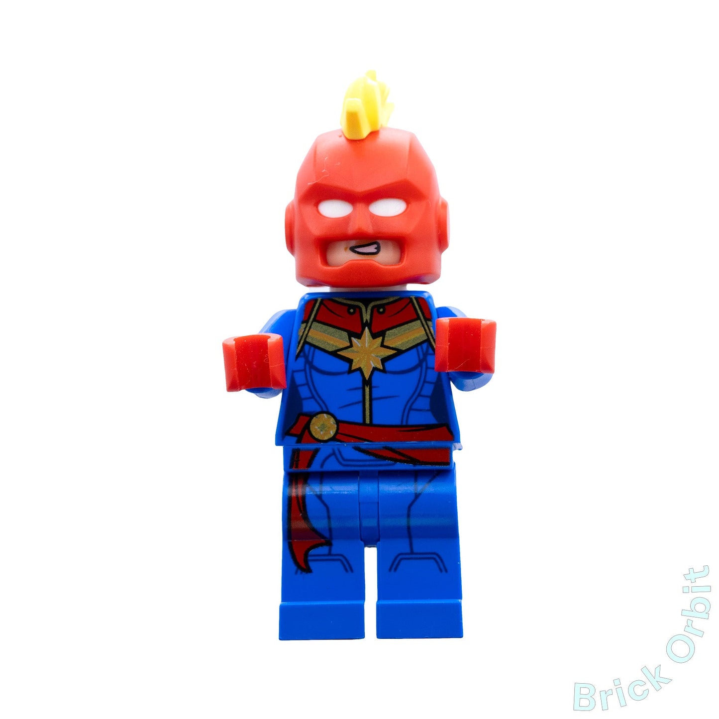 Genuine CAPTAIN MARVEL (sh641) - Marvel Super Heroes - Used LEGO® Minifigure - Product Image from Brick Orbit