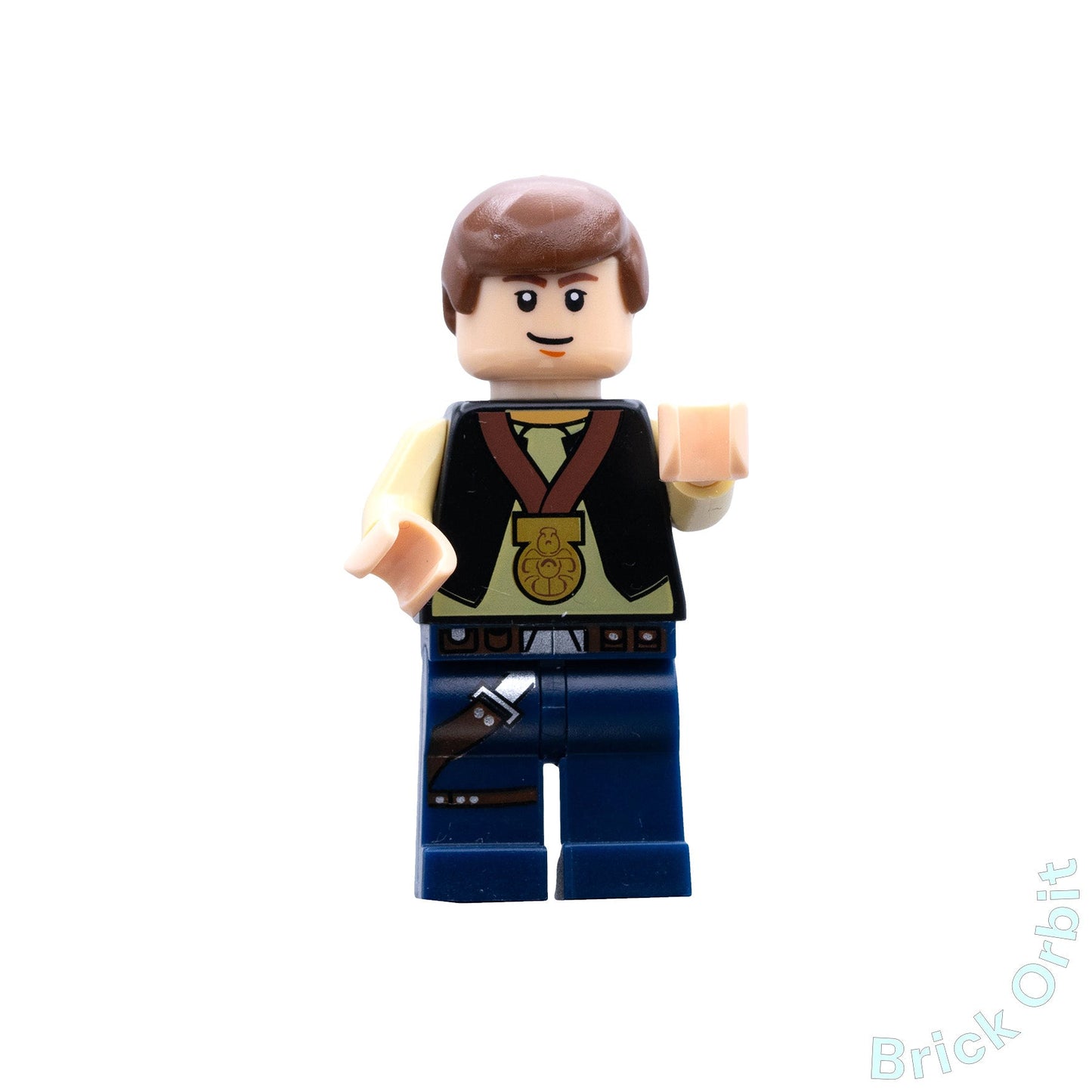 Genuine HAN SOLO (sw0356) - Star Wars - Used LEGO® Minifigure from set ISBN9780756686970-1 - Product Image from Brick Orbit