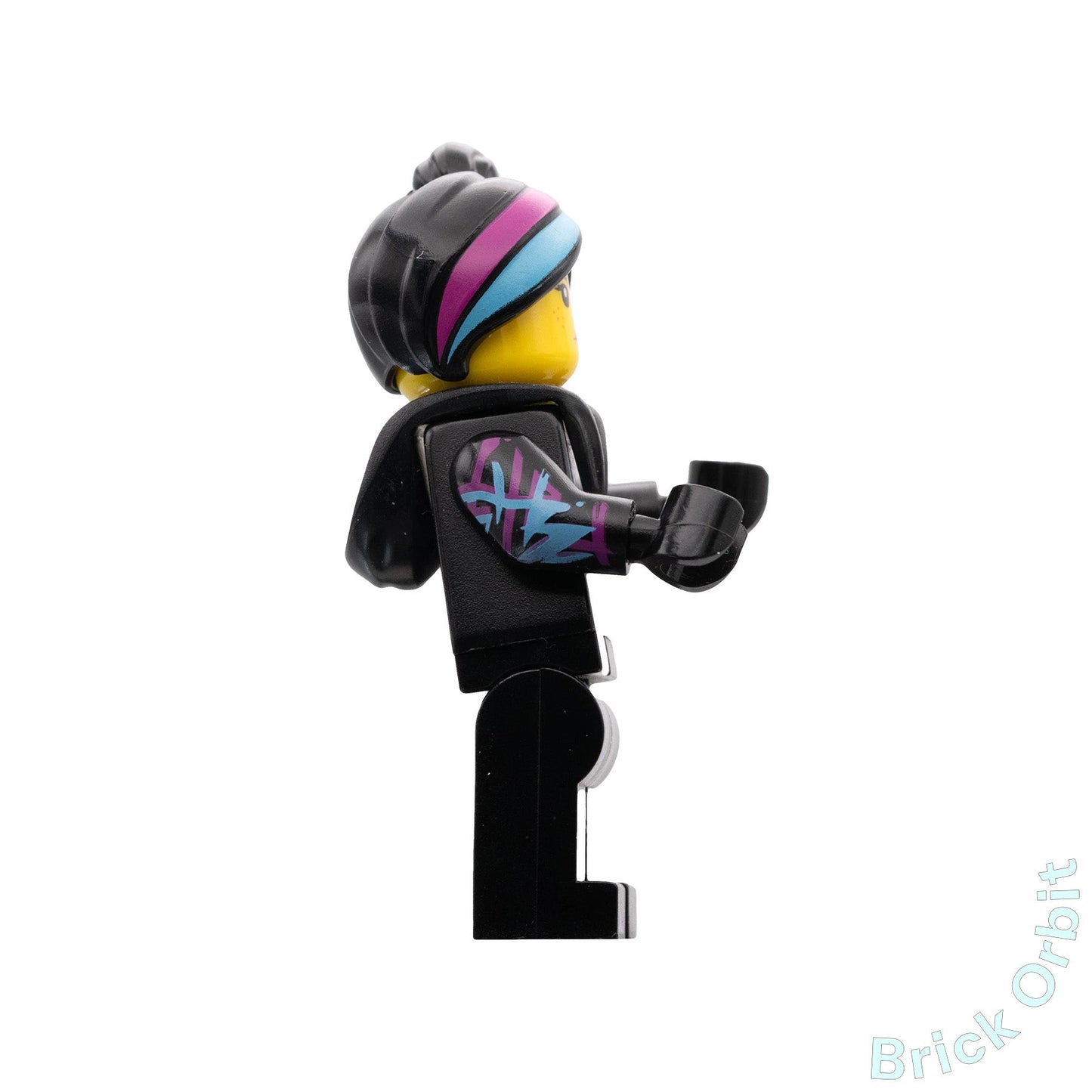 Genuine LUCY WYLDSTYLE WITH MAGENTA LINED HOODIE (tlm115) - The Lego Movie 2 - Used LEGO® Minifigure from set 70824-1 - Brick Orbit Product Image