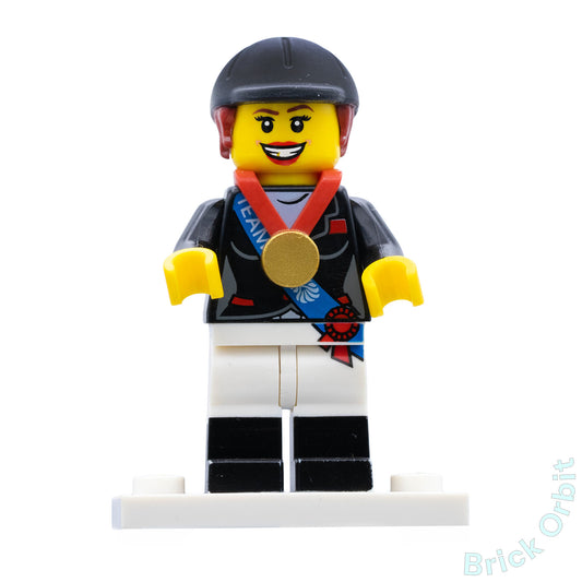 LEGO® HORSEBACK RIDER, TEAM GB (tgb008) Minifigure - Collectible Minifigures - Used