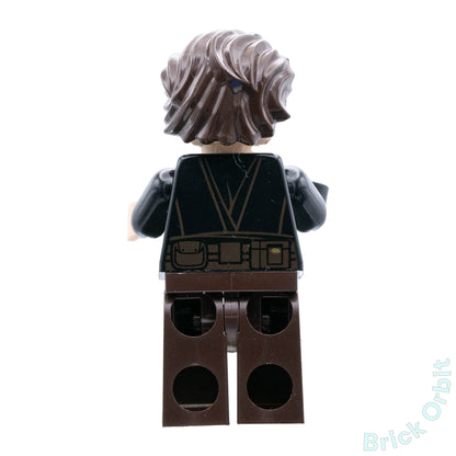 Genuine ANAKIN SKYWALKER (DARK BROWN LEGS, HEADSET) (sw0526) - Star Wars - Used LEGO® Minifigure from set 75038-1 - Product Image from Brick Orbit