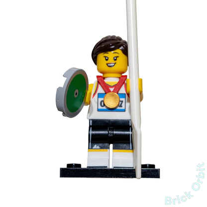 Genuine ATHLETE (col368) - Collectible Minifigures Series 20 - Used LEGO® Minifigure - Product Image from Brick Orbit