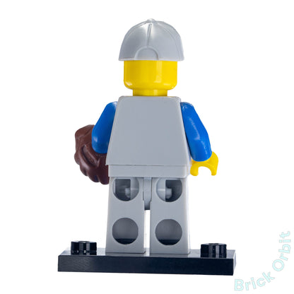 Genuine BASEBALL FIELDER, SERIES 10 (col157) - Collectible Minifigures - Used LEGO¨ Minifigure - Product Image from Brick Orbit