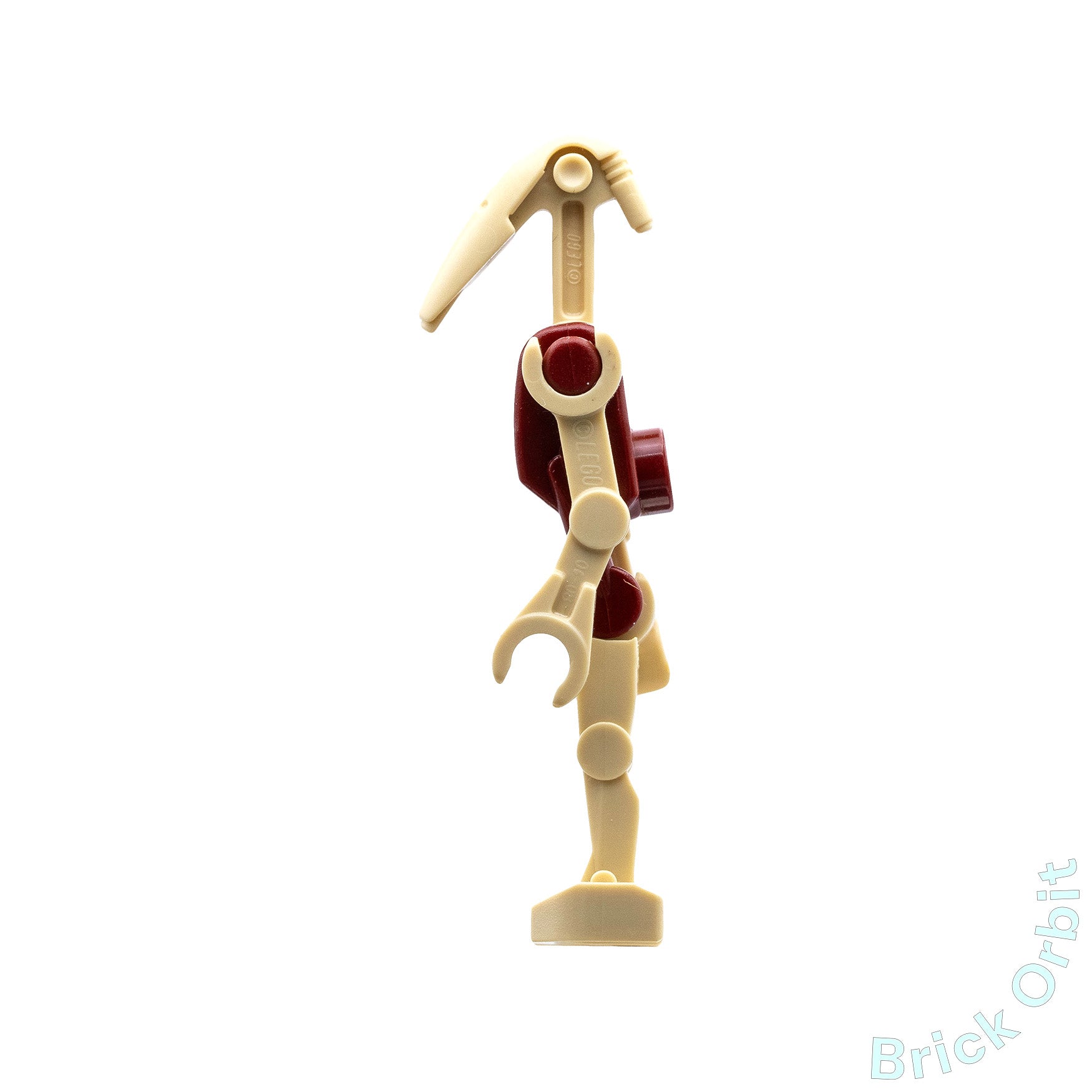 Genuine BATTLE DROID SECURITY WITH STRAIGHT ARM AND DARK RED TORSO (sw0096) - Star Wars - Used LEGO® Minifigure - Product Image from Brick Orbit