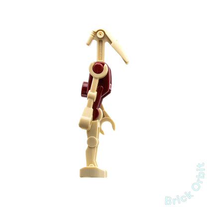 Genuine BATTLE DROID SECURITY WITH STRAIGHT ARM AND DARK RED TORSO (sw0096) - Star Wars - Used LEGO® Minifigure - Product Image from Brick Orbit