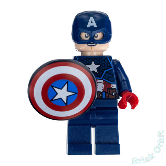 Genuine CAPTAIN AMERICA (sh686) - Marvel Super Heroes - New LEGO® Minifigure from set 76168 - 1 - Product Image from Brick Orbit