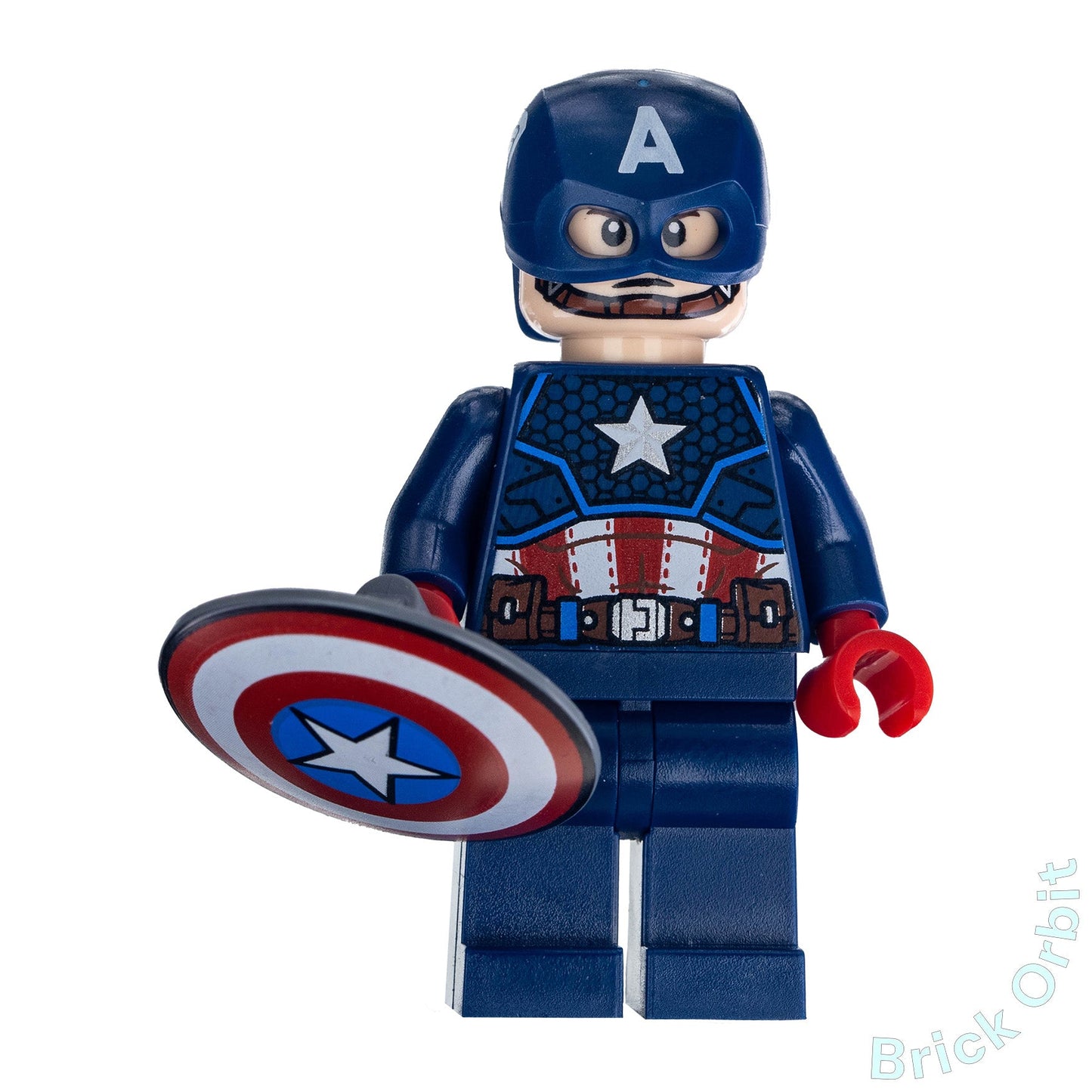 Genuine CAPTAIN AMERICA (sh686) - Marvel Super Heroes - New LEGO® Minifigure from set 76168 - 1 - Product Image from Brick Orbit