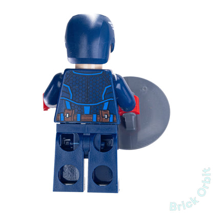Genuine CAPTAIN AMERICA (sh686) - Marvel Super Heroes - Used LEGO® Minifigure from set 76168 - 1 - Product Image from Brick Orbit