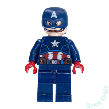 Genuine CAPTAIN AMERICA (sh686) - Marvel Super Heroes - Used LEGO® Minifigure from set 76168 - 1 - Product Image from Brick Orbit