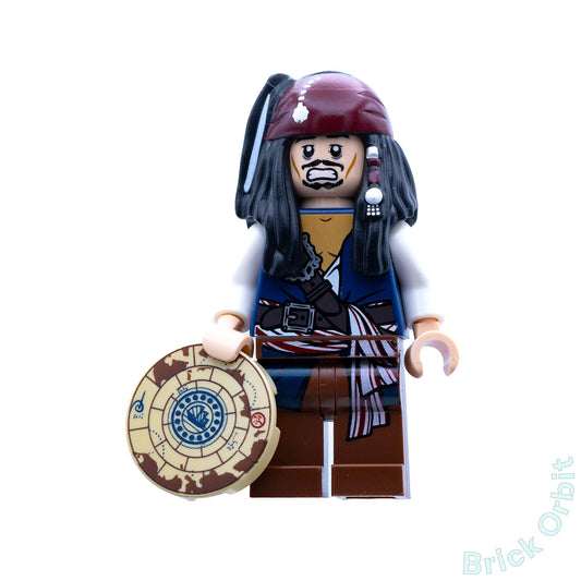 Genuine CAPTAIN JACK SPARROW (poc001) - Pirates Of The Caribbean - Used LEGO® Minifigure - Product Image from Brick Orbit