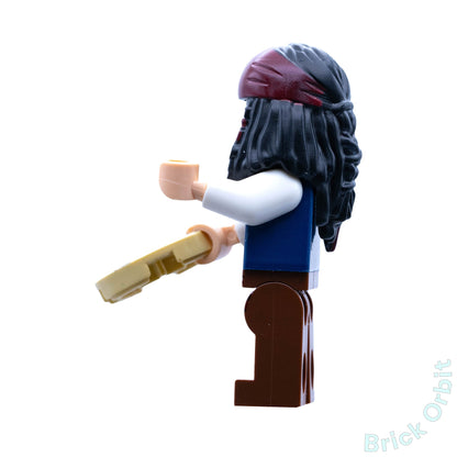 Genuine CAPTAIN JACK SPARROW (poc001) - Pirates Of The Caribbean - Used LEGO® Minifigure - Product Image from Brick Orbit