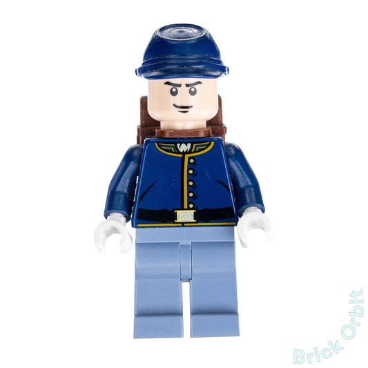 Genuine CAVALRY SOLDIER (tlr019) - The Lone Ranger - Used LEGO® Minifigure from set 79106 - 1 - Product Image from Brick Orbit