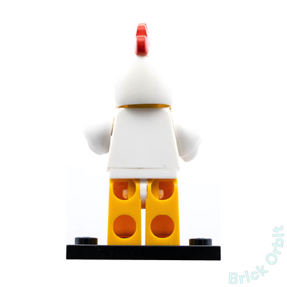 Genuine CHICKEN SUIT GUY, SERIES 9 (col135) - Collectible Minifigures - Used LEGO® Minifigure - Product Image from Brick Orbit