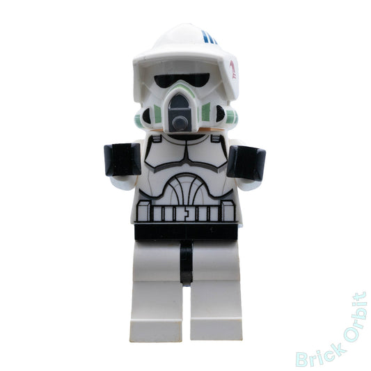 Genuine CLONE ARF TROOPER RAZOR, 91ST MOBILE RECONNAISSANCE CORPS (PHASE 1) (sw0297) - Star Wars - Used LEGO® Minifigure from set 7913-1 - Product Image from Brick Orbit