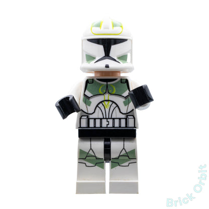 Genuine CLONE TROOPER, HORN COMPANY (PHASE 1) (sw0298) - Star Wars - Used LEGO® Minifigure from set 7913-1 - Product Image from Brick Orbit