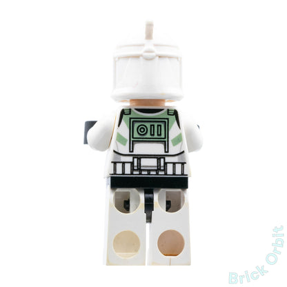 Genuine CLONE TROOPER, HORN COMPANY (PHASE 1) (sw0298) - Star Wars - Used LEGO® Minifigure from set 7913-1 - Product Image from Brick Orbit