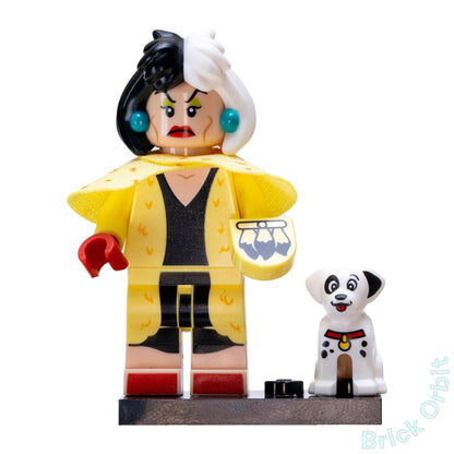 Genuine CRUELLA DE VIL, DISNEY 100 (dis104) - Collectable Minifigures - Used LEGO® Minifigure - Product Image from Brick Orbit