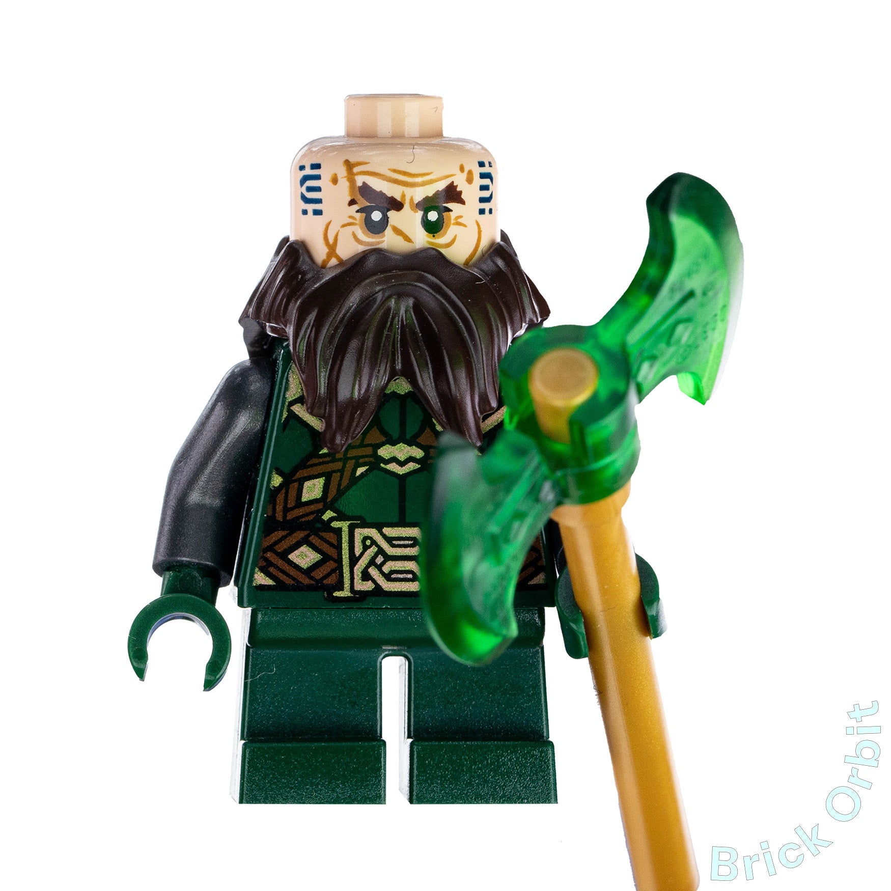 Genuine DWALIN THE DWARF (lor095) - The Hobbit And The Lord Of The Rings - Used LEGO® Minifigure from set 79018 - 1 - Product Image from Brick Orbit
