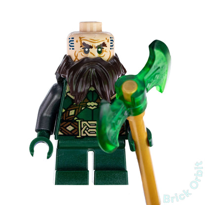 Genuine DWALIN THE DWARF (lor095) - The Hobbit And The Lord Of The Rings - Used LEGO® Minifigure from set 79018 - 1 - Product Image from Brick Orbit
