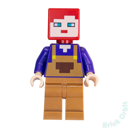Genuine FARMHAND (min099) - Minecraft - Used LEGO® Minifigure from set 21171 - 1 - Product Image from Brick Orbit
