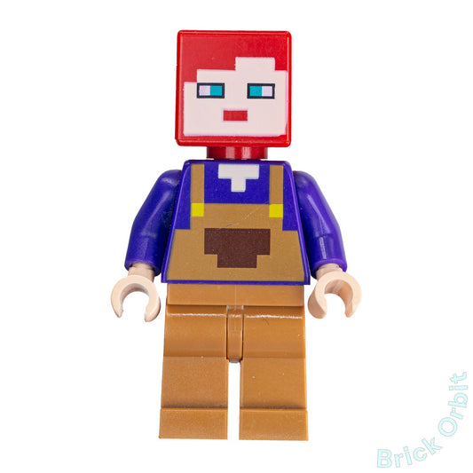 Genuine FARMHAND (min099) - Minecraft - Used LEGO® Minifigure from set 21171 - 1 - Product Image from Brick Orbit