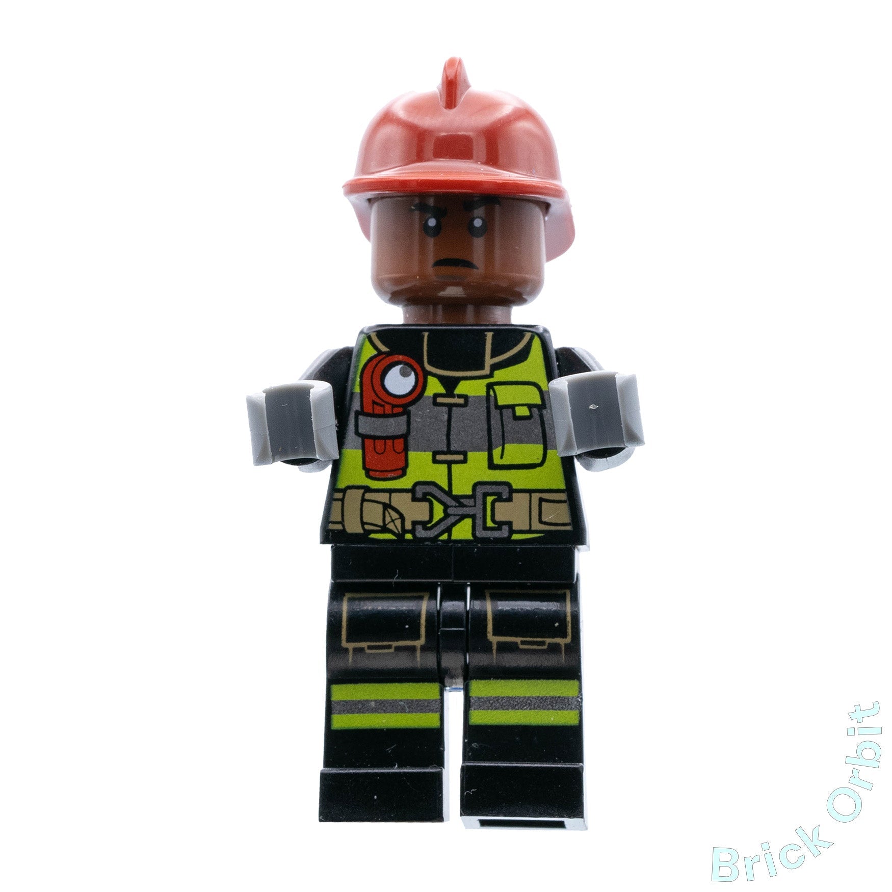 Genuine FIREFIGHTER (sh579) - Marvel Super Heroes - Used LEGO® Minifigure from set 76128-1 - Product Image from Brick Orbit