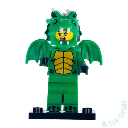 Genuine GREEN DRAGON COSTUME, SERIES 23 (col409) - Collectible Minifigures - Used LEGO¨ Minifigure - Product Image from Brick Orbit