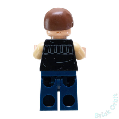Genuine HAN SOLO, DARK BLUE LEGS, VEST WITH POCKETS (sw0539) - Star Wars - Used LEGO® Minifigure - Product Image from Brick Orbit