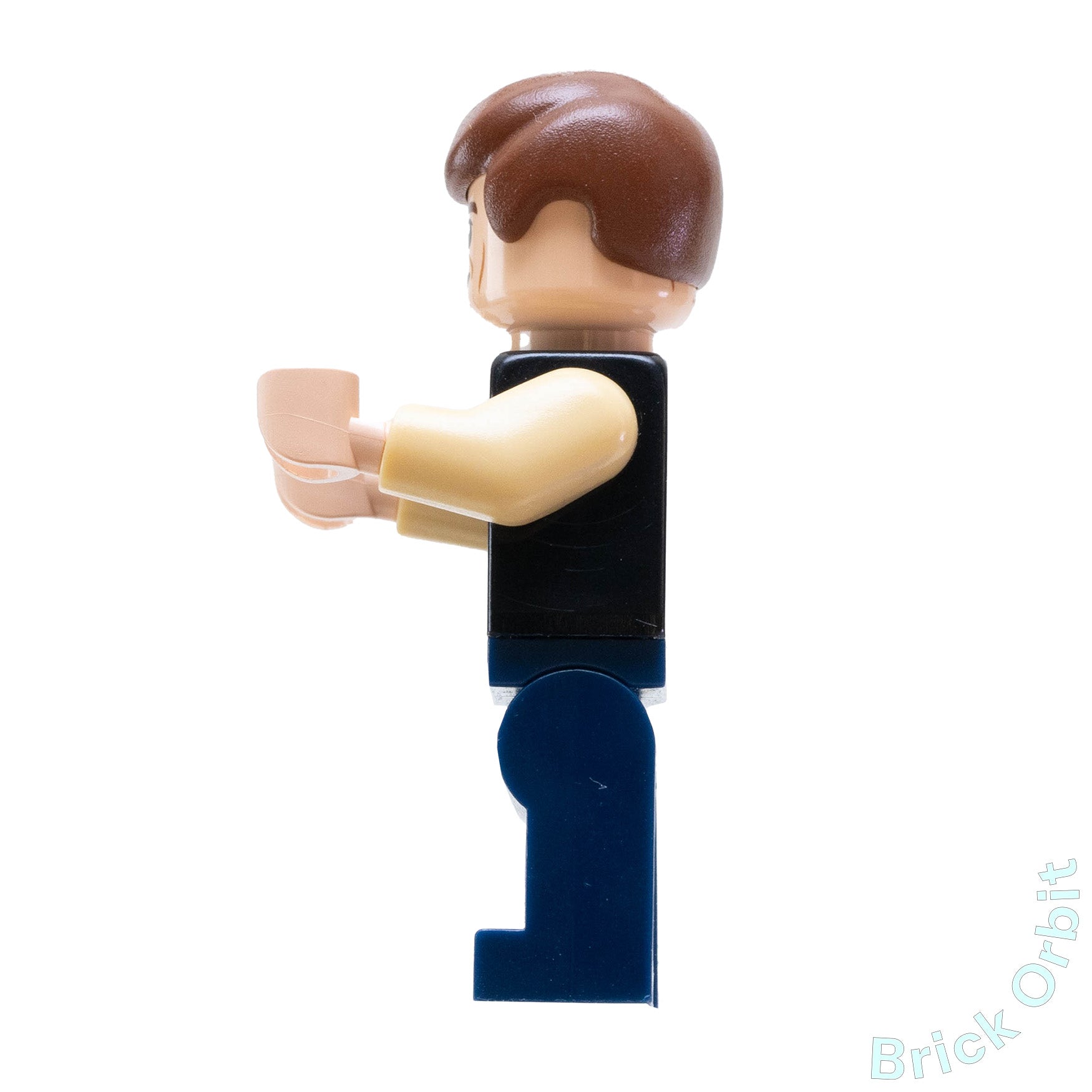 Genuine HAN SOLO, DARK BLUE LEGS, VEST WITH POCKETS (sw0539) - Star Wars - Used LEGO® Minifigure - Product Image from Brick Orbit