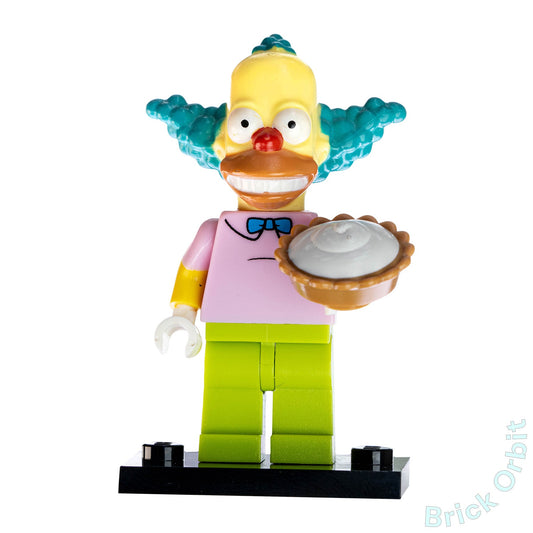 Genuine KRUSTY THE CLOWN, THE SIMPSONS, SERIES 1 (sim014) - Collectible Minifigures/Dimensions - Used LEGO® Minifigure - Product Image from Brick Orbit