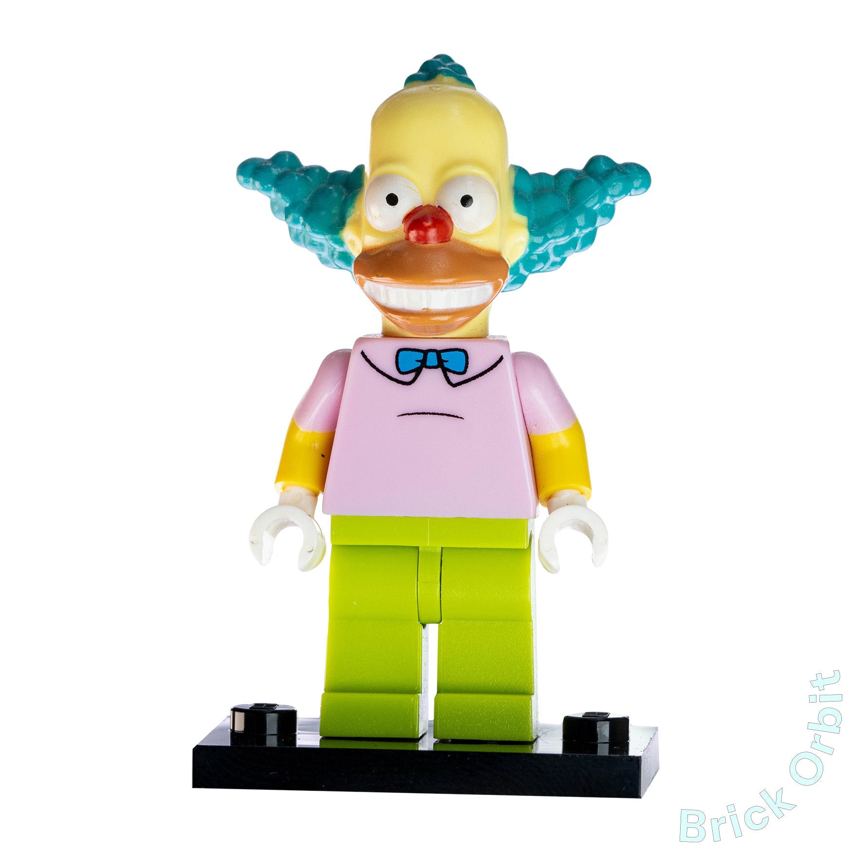 Genuine KRUSTY THE CLOWN, THE SIMPSONS, SERIES 1 (sim014) - Collectible Minifigures/Dimensions - Used LEGO® Minifigure - Product Image from Brick Orbit