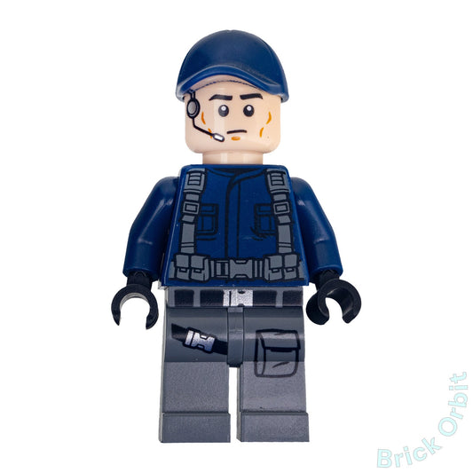 Genuine LEGO® ACU GUARD / TROOPER (jw067) Minifigure - Jurassic World - Used - Product Image from Brick Orbit