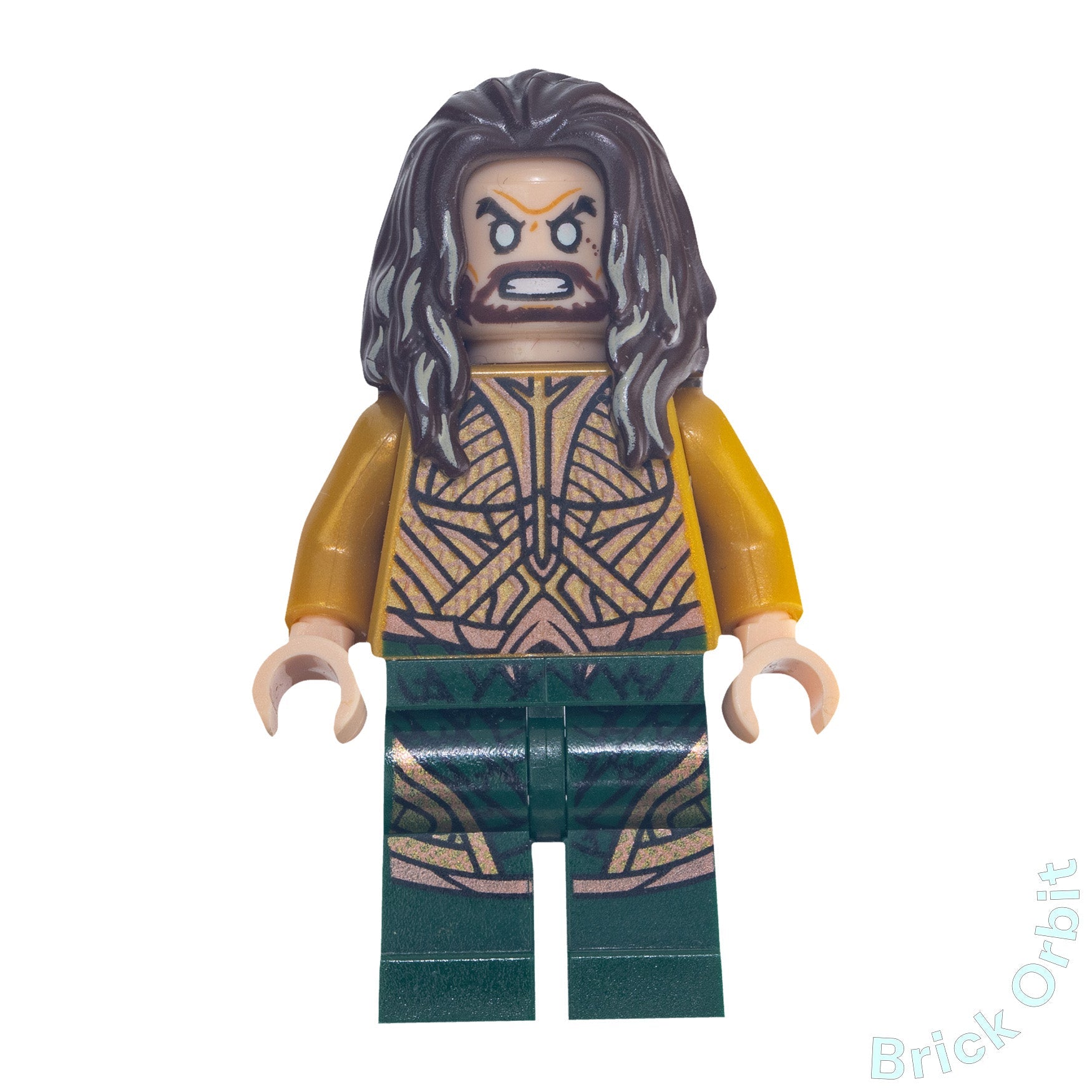 Genuine LEGO® AQUAMAN (sh429) Minifigure - Dc Comics Super Heroes - Used - From 76085 - Product Image from Brick Orbit