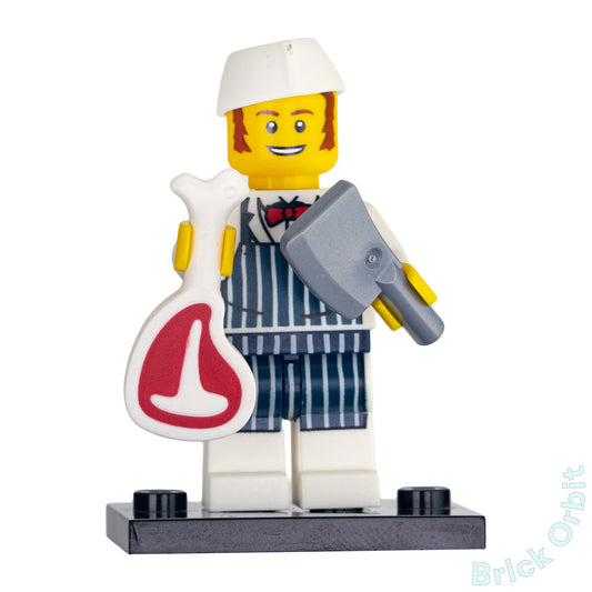 Genuine LEGO® BUTCHER, SERIES 6 (col094) Minifigure - Collectible Minifigures - Used - Product Image from Brick Orbit