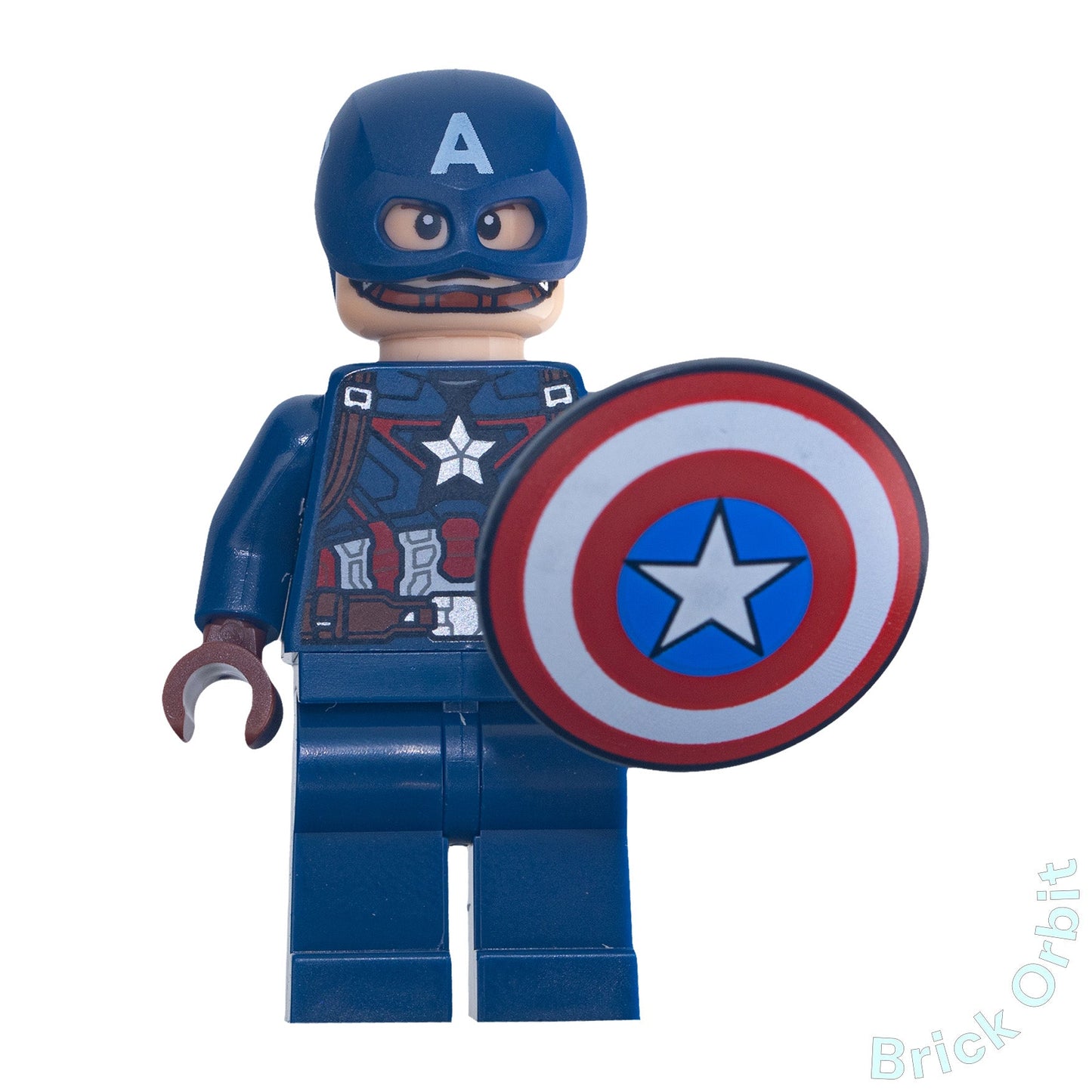 Genuine LEGO® CAPTAIN AMERICA (sh736) Minifigure - Marvel Super Heroes - New - Product Image from Brick Orbit