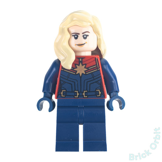 Genuine LEGO® CAPTAIN MARVEL (CAROL DANVERS) (sh0911) Minifigure - Marvel Super Heroes - New - Product Image from Brick Orbit