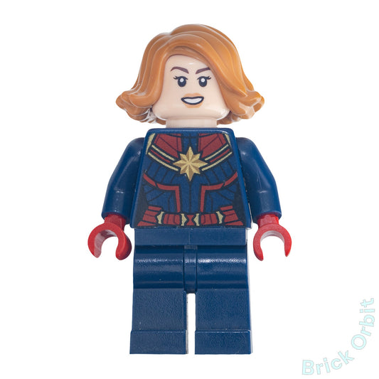 Genuine LEGO® CAPTAIN MARVEL (sh555) Minifigure - Marvel Super Heroes - Used - Product Image from Brick Orbit