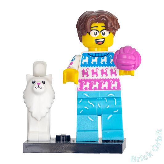 Genuine LEGO® CAT LOVER, SERIES 27 (col459) Minifigure - Collectable Minifigures - New - Product Image from Brick Orbit
