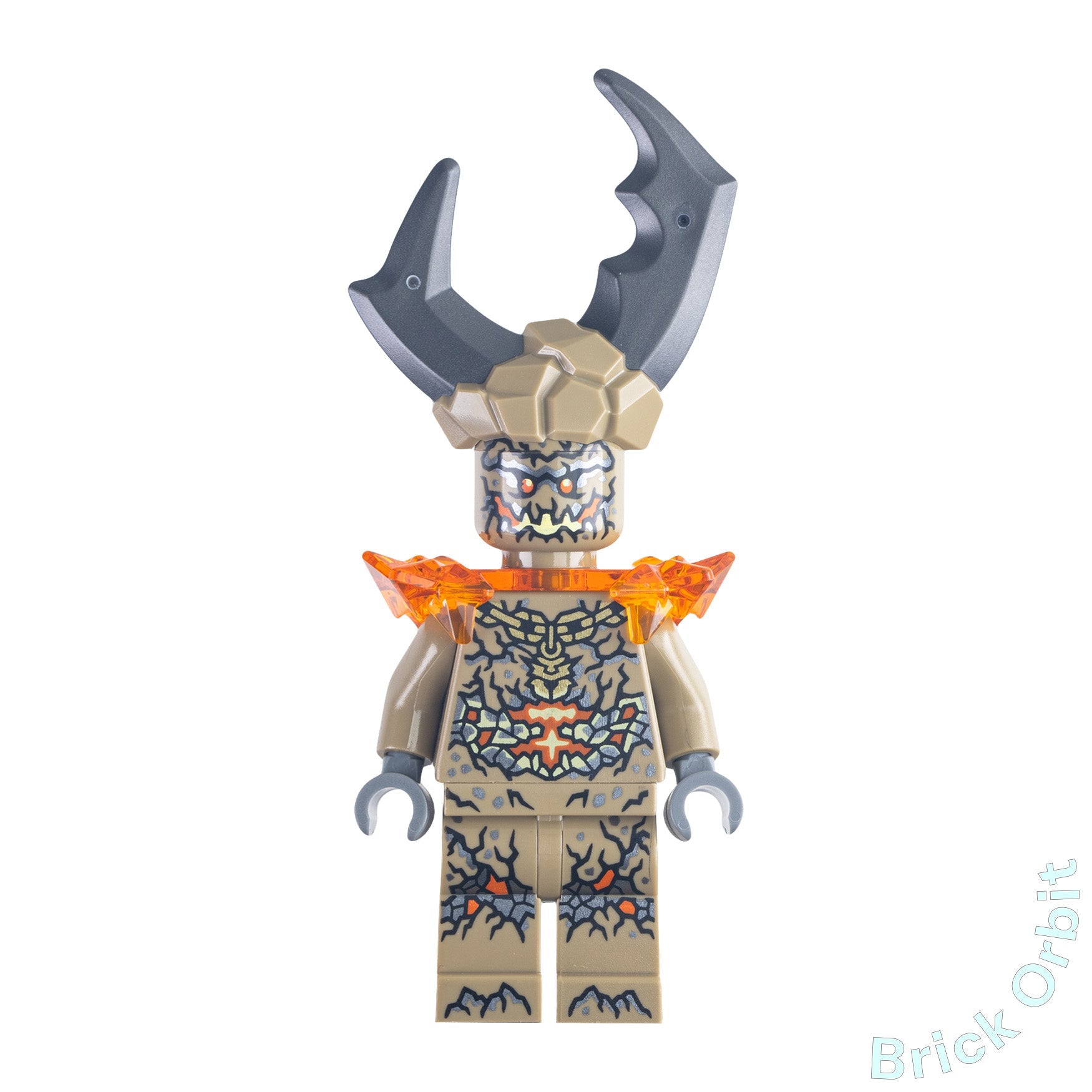 Genuine LEGO® EARTH MONSTER WITH HORNS (njo1030) Minifigure - Ninjago - New - Product Image from Brick Orbit